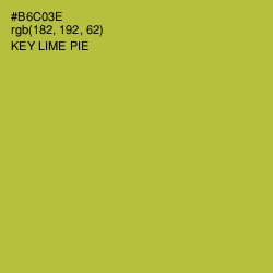 #B6C03E - Key Lime Pie Color Image